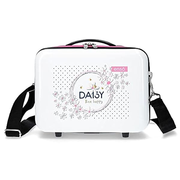 Enso Daisy Beauty case adattabile con tracolla, 29 x 21 x 15 cm